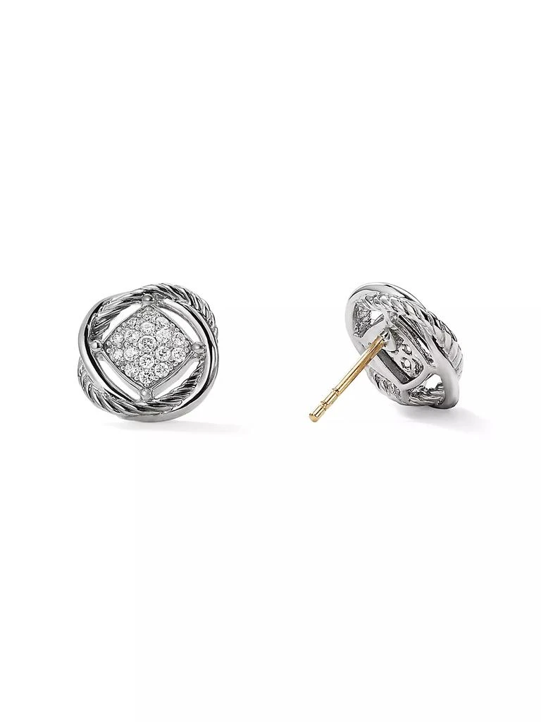 David Yurman Infinity Earrings with Diamonds 3