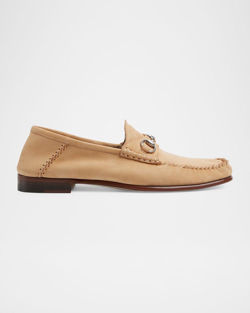 Gucci Gigi Horsebit 1953 Suede Mocassin Loafers