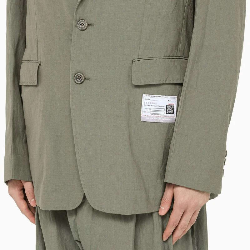 Maison MIHARA YASUHIRO Single-breasted khaki jacket in technical fabric 5