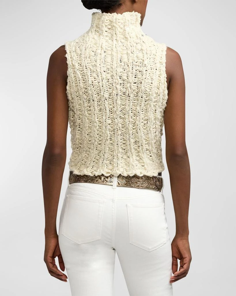 Ralph Lauren Embellished Sleeveless Turtleneck 3