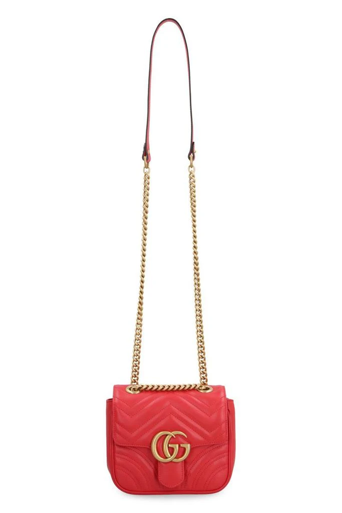 Gucci Gucci Gg Marmont Mini Leather Shoulder Bag 5