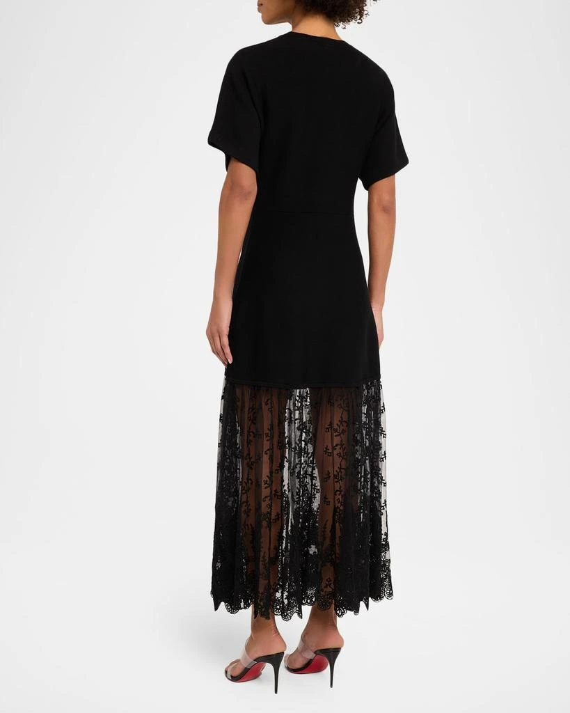 Sea Diane Knit Lace Midi Dress 3