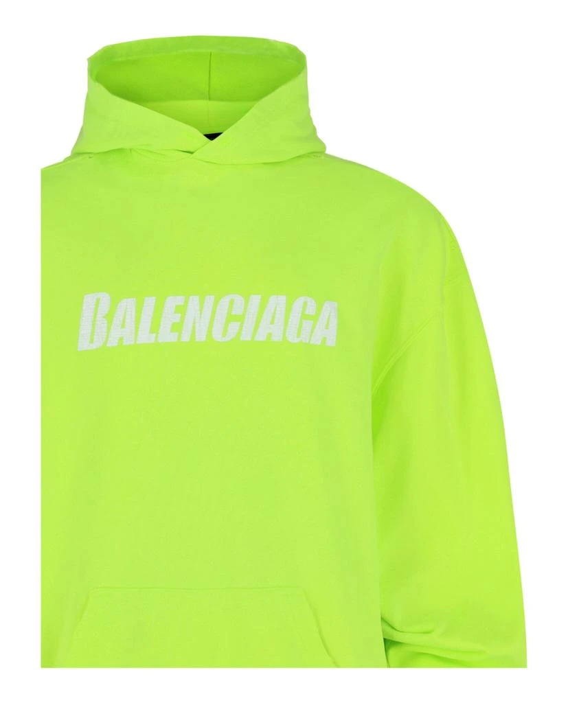 Balenciaga Caps Destroyed Graphic Print Hoodie 3