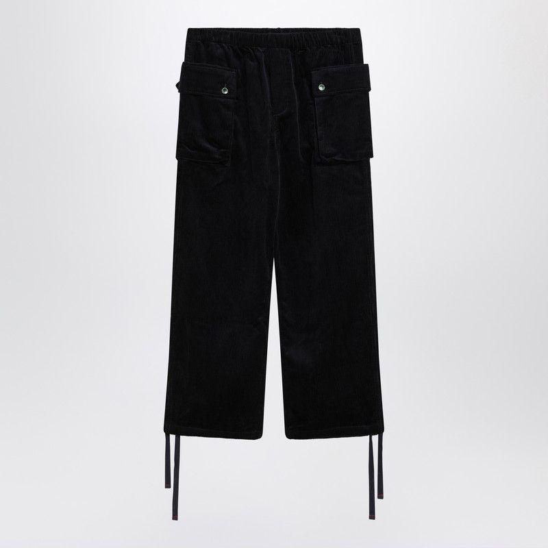 Brain Dead P-44 JUNGLE DARK BLUE VELVET TROUSERS