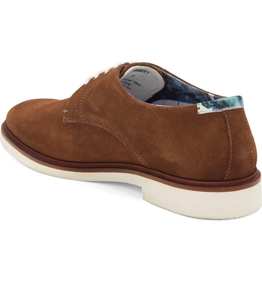 Paisley and Gray Casual Plain Toe Derby