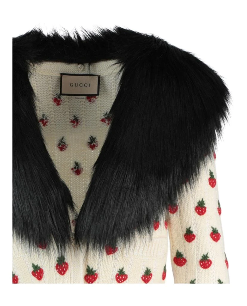 Gucci Strawberry Embroidered Sweater 3