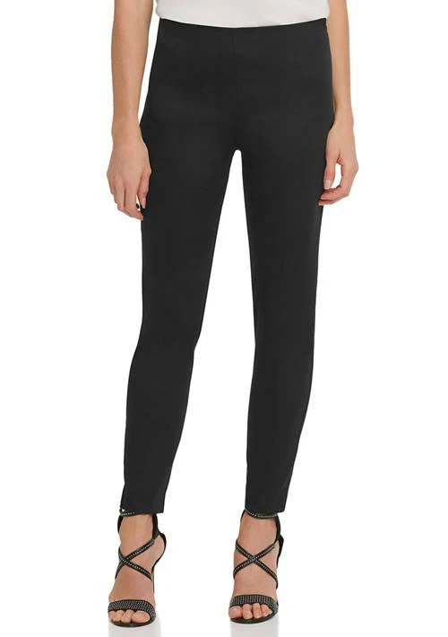 DKNY Slim Leg Pull On Ponte Pants 1