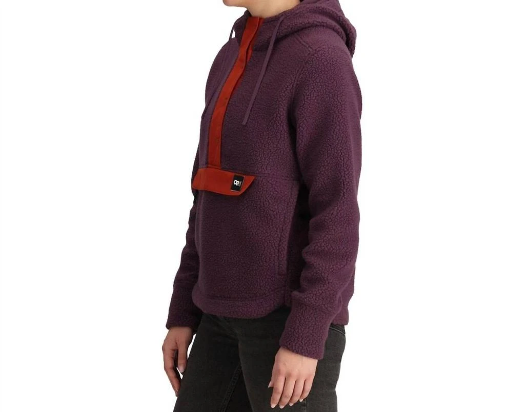 Outdoor Research Grayland Fleece Pullover Hoodie In Amethyst 3