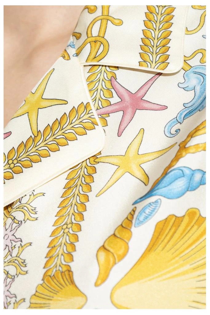 Versace Versace Pattern-Printed Short-Sleeved Shirt 5