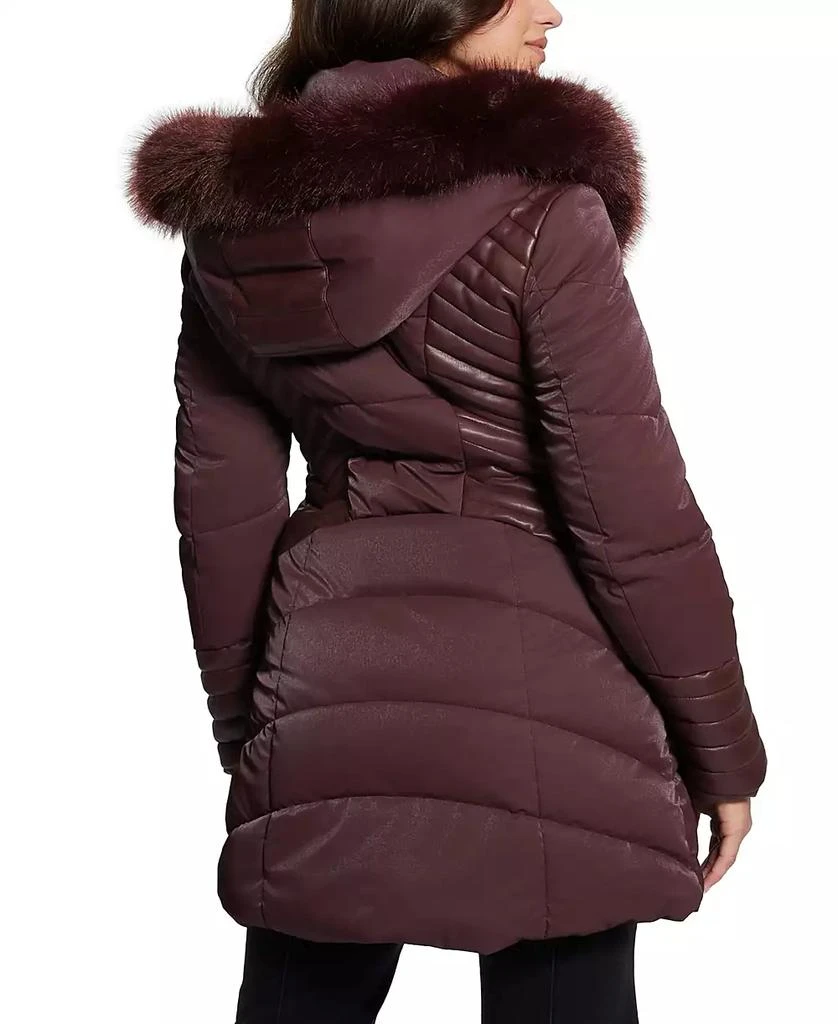 GUESS Women's Oxana Hooded Puffer Jacket 2