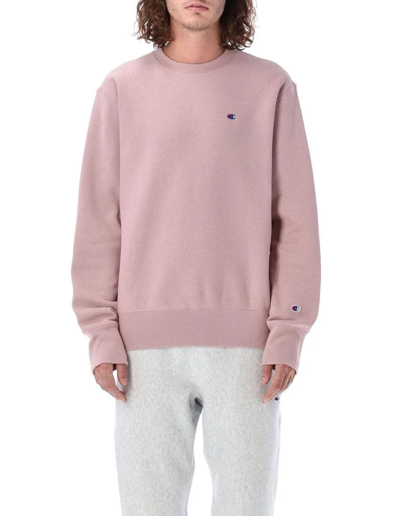 CHAMPION Champion Logo Embroidered Crewneck Sweatshirt 1