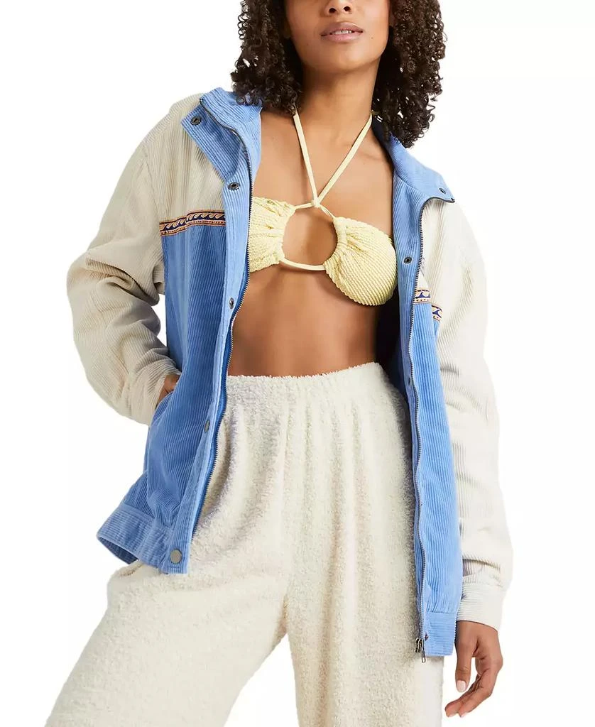 Billabong Juniors' Set The Wave Cotton Colorblocked Jacket 1