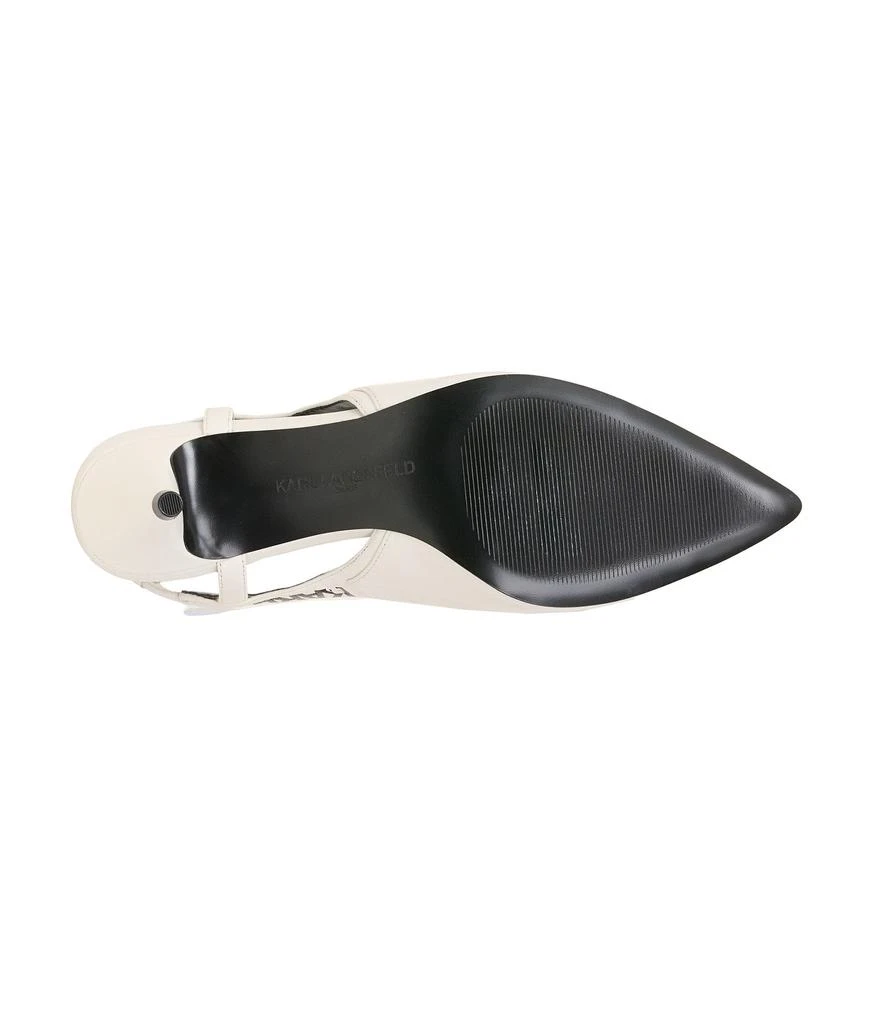 Karl Lagerfeld Paris GISELLE LOGO SLINGBACK KITTEN HEEL 3