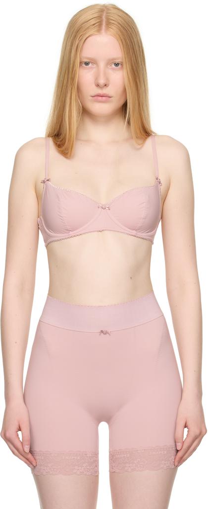 SKIMS Pink Vintage Shapewear Unlined Demi Bra