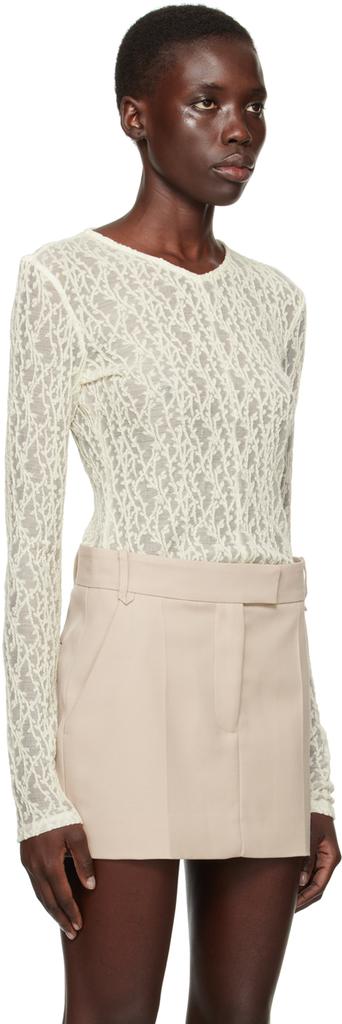 CAMILLA AND MARC Off-White Elda Long Sleeve T-Shirt