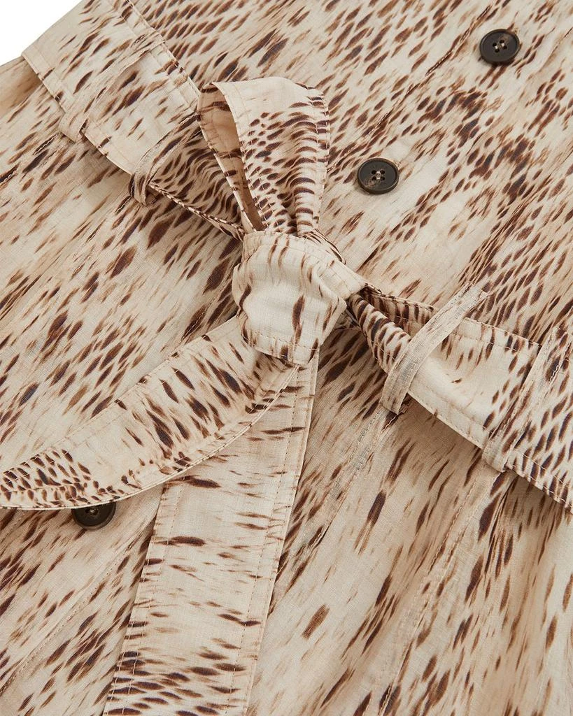 REISS Malika Animal Print Shirt Dress 5