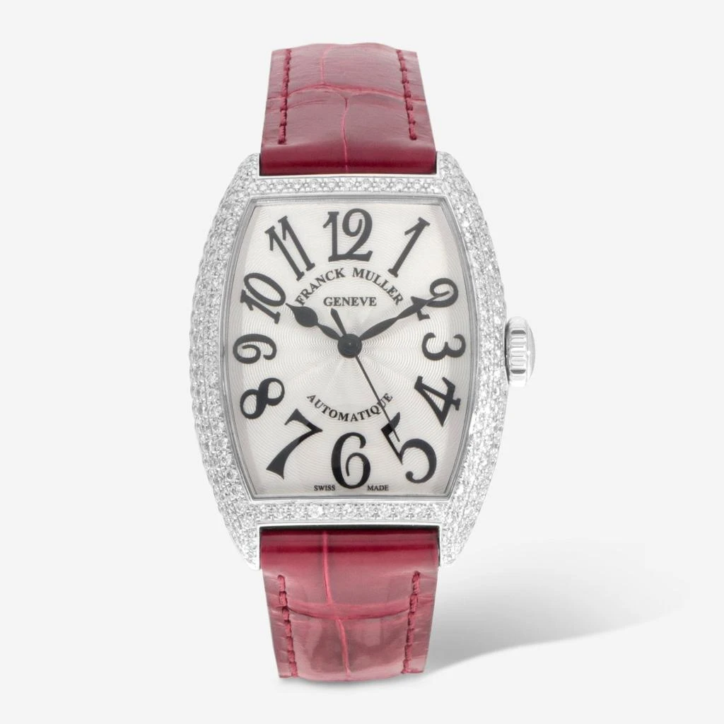 Franck Muller Franck Muller Cintrée Curvex 18K White Gold Automatic Ladies Watch 7500SCATFOD 1