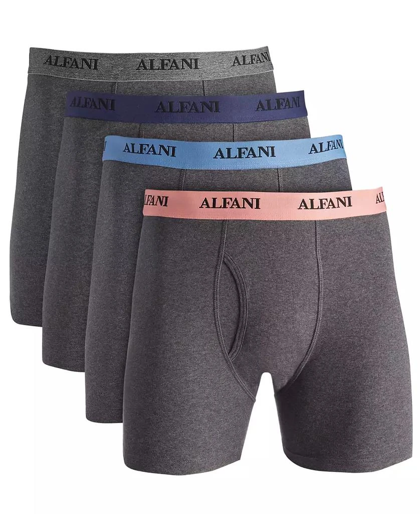 Alfani Men's 4-pk. Logo Boxer Briefs, Created for Macy's 1