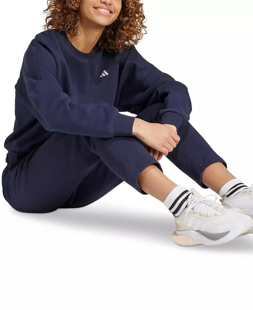 Adidas Women's Feel Cozy Small Logo Fleece Sweatpants 3