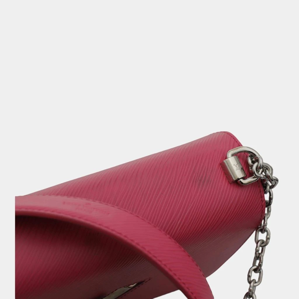 Louis Vuitton Louis Vuitton Soft Pink, Pink, Blue Epi Leather Twist MM Bag 10