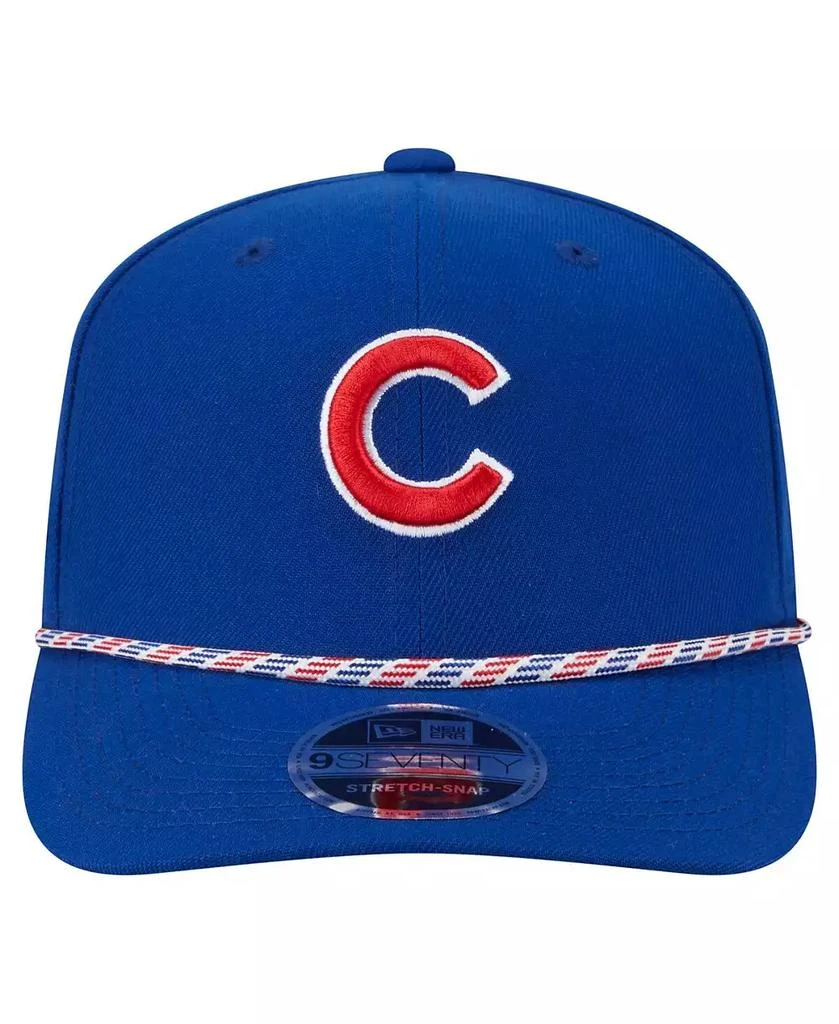 New Era Men's Royal Chicago Cubs Multi-Rope 9SEVENTY Stretch-Snap Hat 5