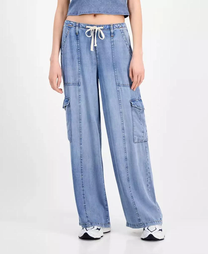 Celebrity Pink Juniors' Pull-On Cargo Jeans 8