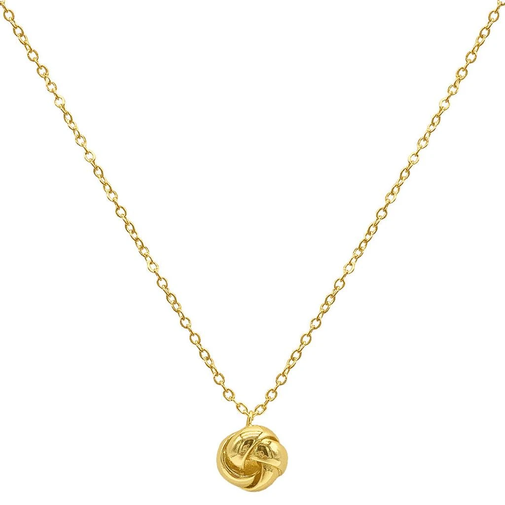 Adornia Adornia Knot Pendant Necklace gold 1