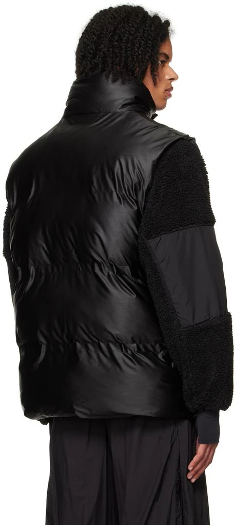RAINS Black Bator Puffer Vest 3
