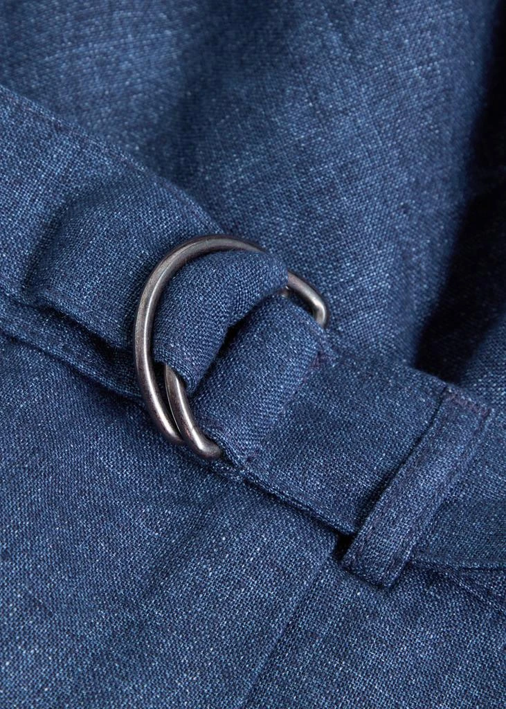 Oliver Spencer Belted linen trousers 5