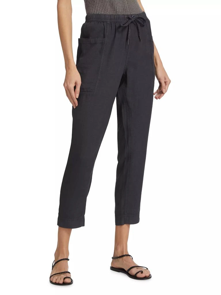 Splendid Gia Drawstring Straight-Leg Crop Pants 4