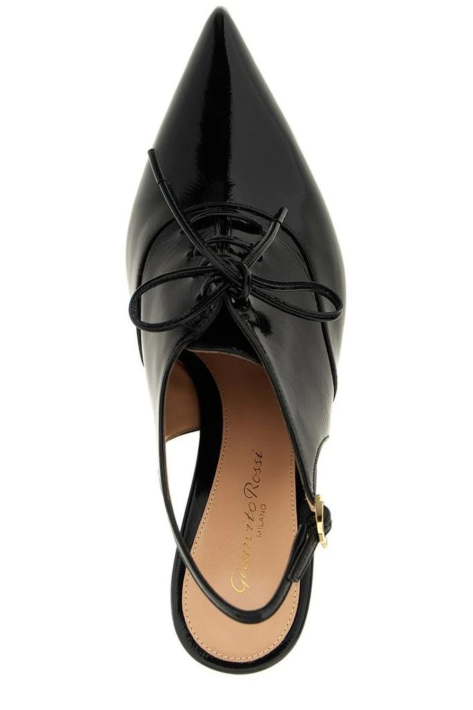 Gianvito Rossi Gianvito Rossi Veronica Pointed Toe Slingback Pumps 4