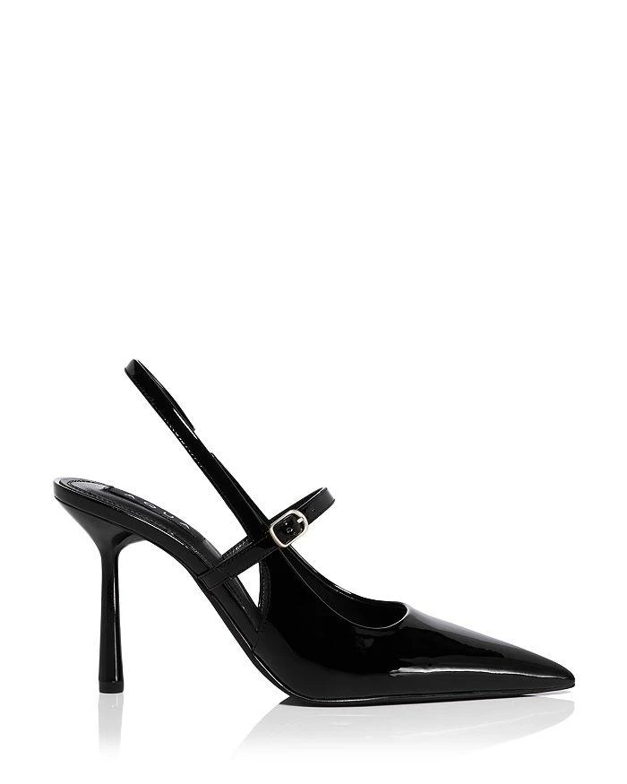 AQUA Women's Islen Pointed Slingback High Heel Pumps - Exclusive 2