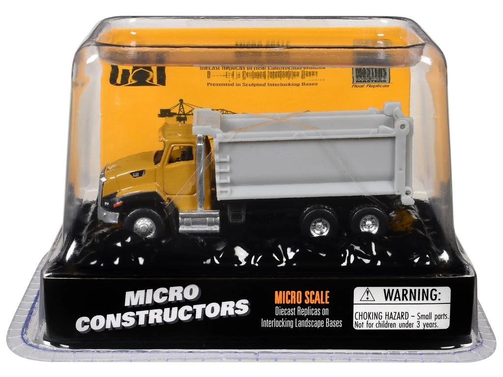 Diecast Masters CAT Caterpillar CT660 Dump Truck Yellow "Micro-Constructor" Series Diecast Model by