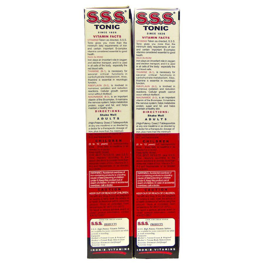 S.S.S. Tonic With Iron/B Vitamins Supplement