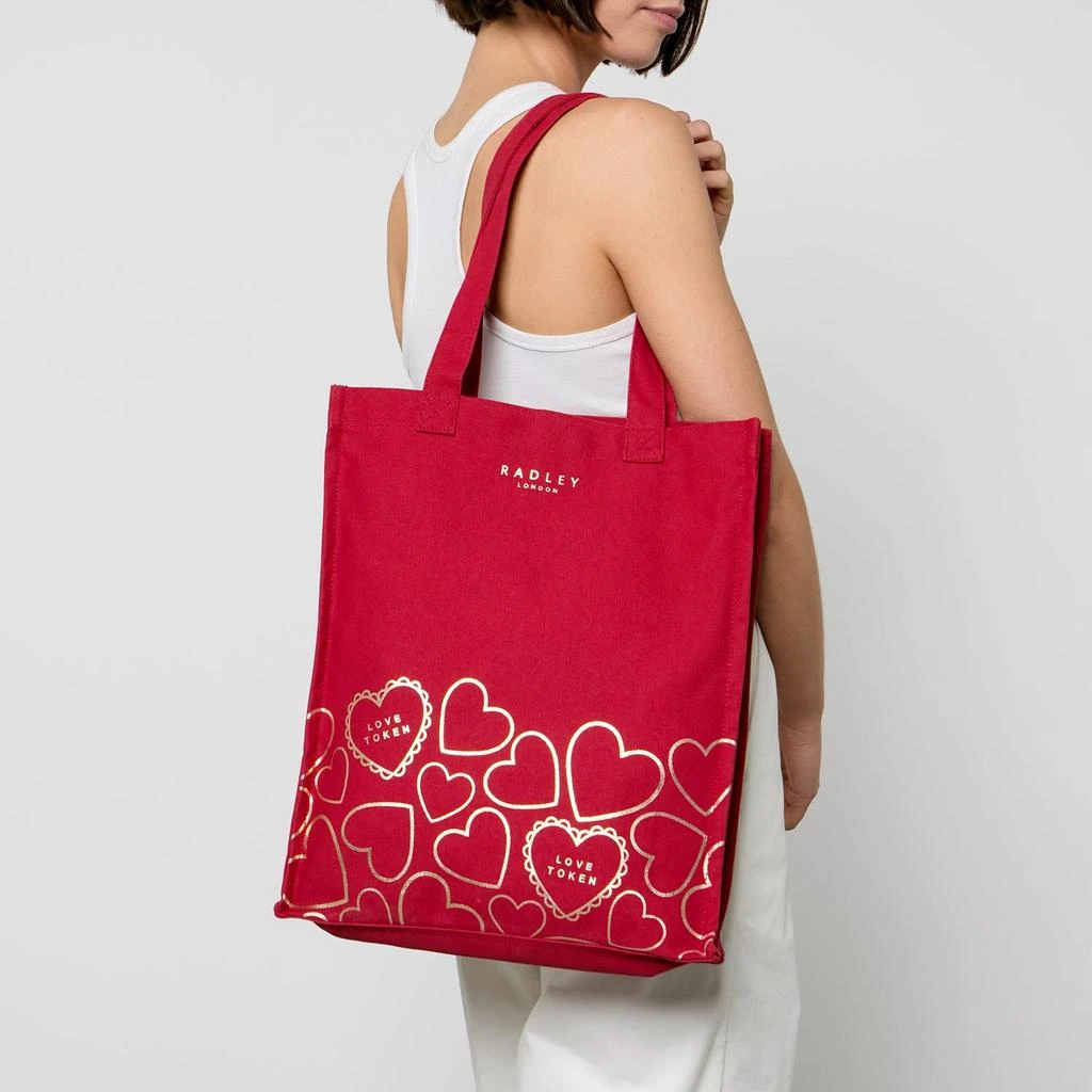 Radley Radley Valentines Medium Cotton-Canvas Tote Bag 2