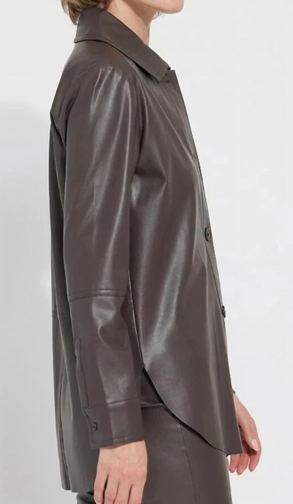 Lyssé Lysse - Women's Amara Vegan Leather Overshirt 3