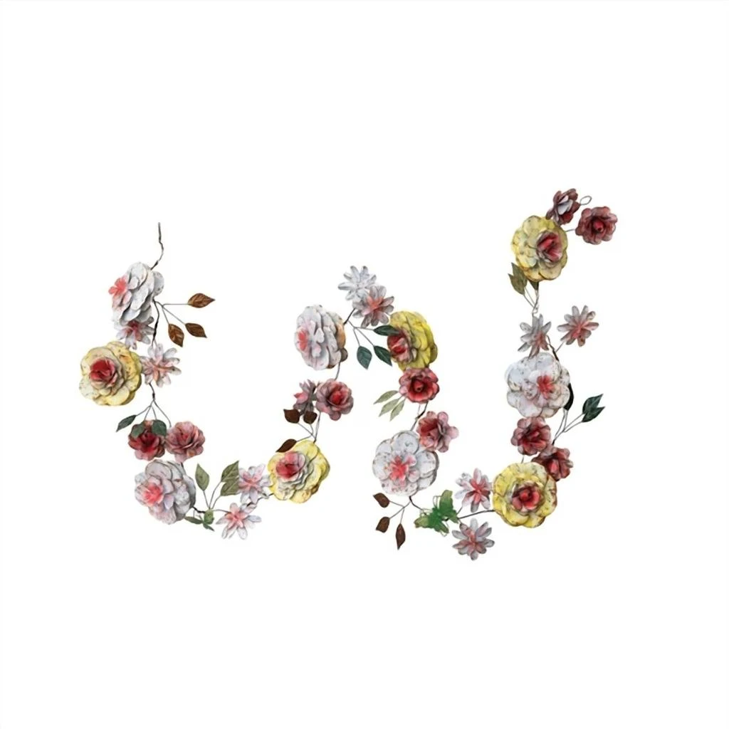 creative co-op Creative Co-Op - Metal Floral Garland