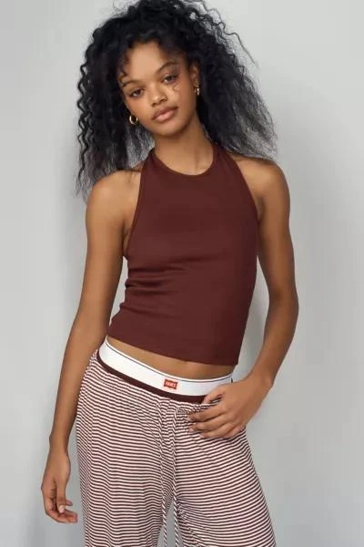 Hanes Hanes UO Exclusive High Neck Halter Tank Top 1