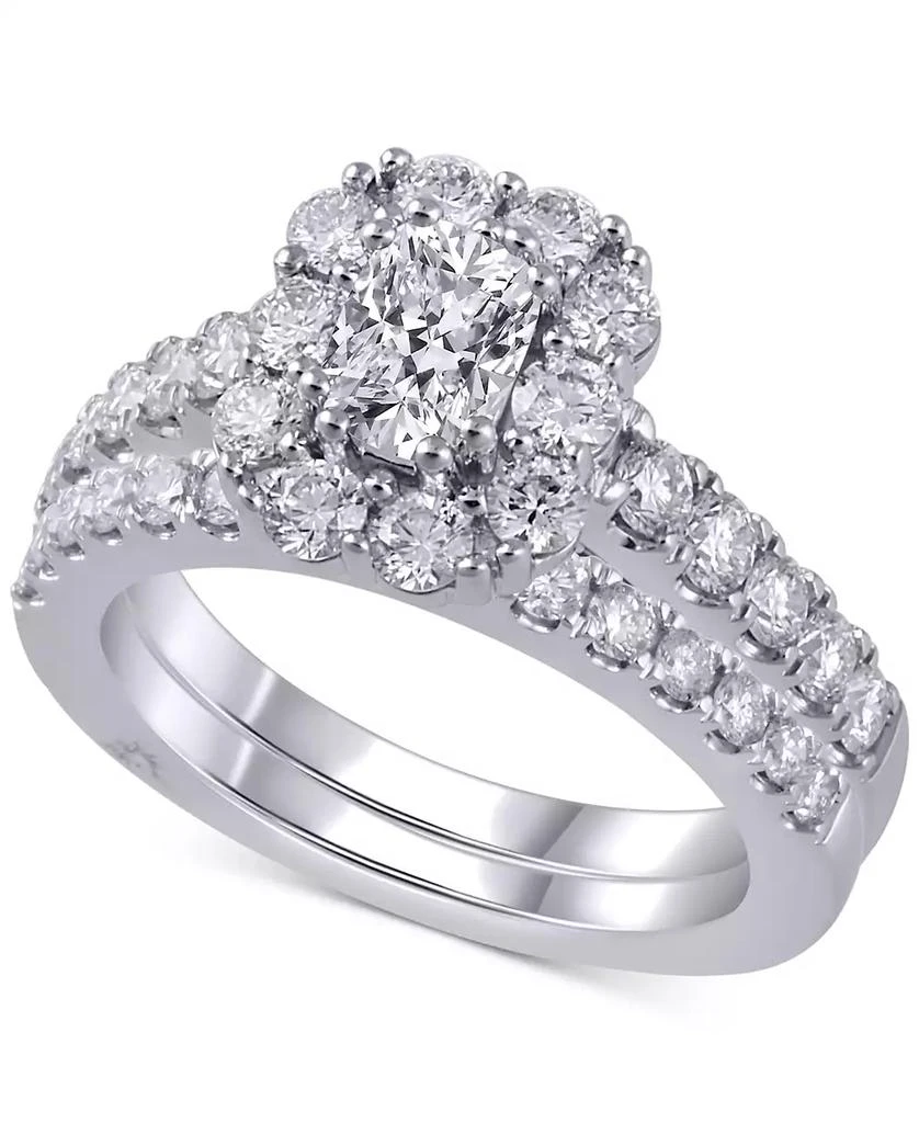 MARCHESA Certified Diamond Bridal Set (2 ct. t.w.) in 18k White, Yellow or Rose Gold 1