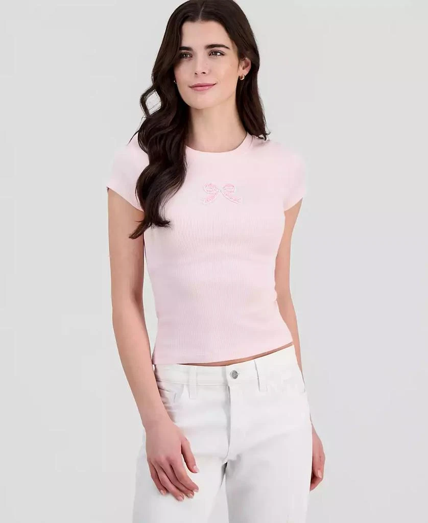 Sincerely Jules Juniors
Beaded Crewneck T-Shirt 2