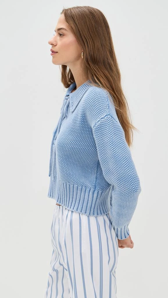 Splendid Roxie Lace Up Sweater 3