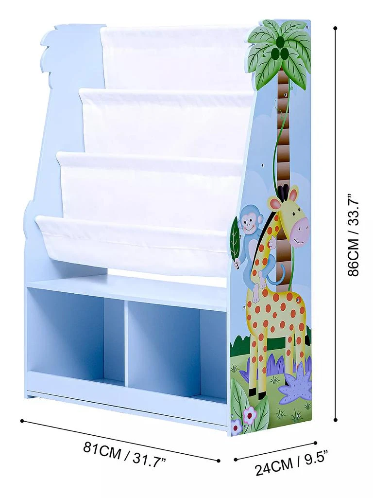 Teamson Fantasy Fields Sunny Safari Bookshelf & Storage 3