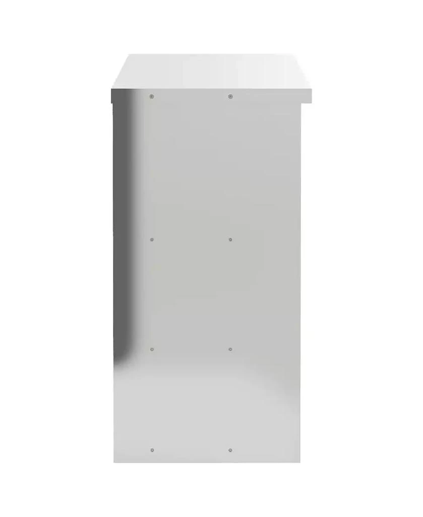 vidaXL Stainless Steel Shelved Kitchen Wall Cabinet 5