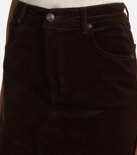 FRAME The Cord corduroy midi skirt 4