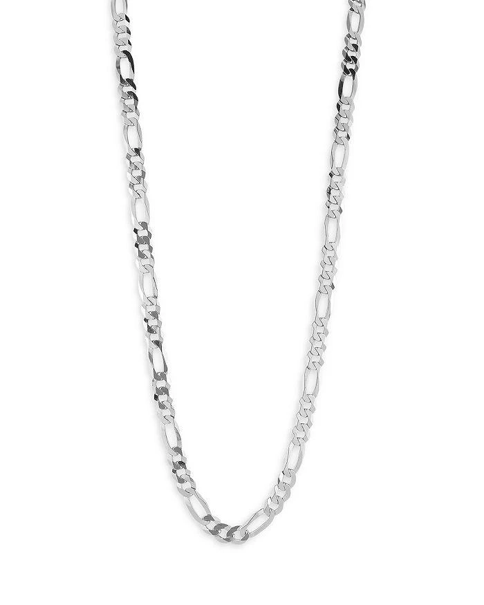 Milanesi And Co Sterling Silver Figaro Chain Necklace 7mm