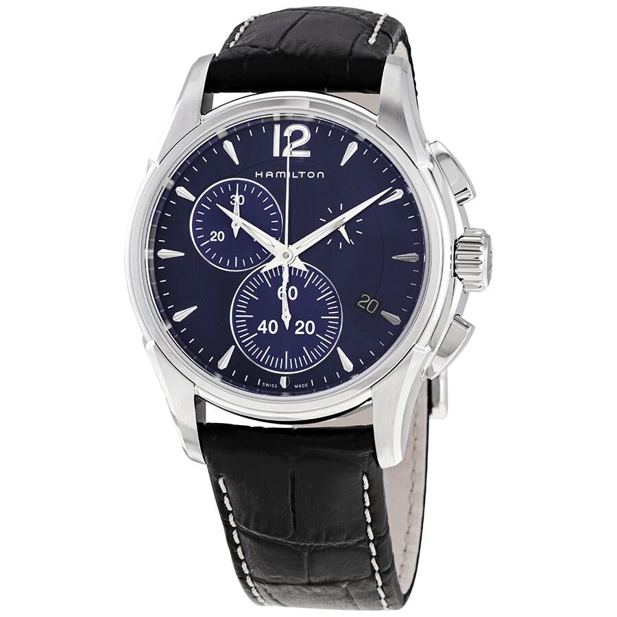 Hamilton Jazzmaster Chronograph Quartz Blue Dial Men's Watch H32612741 1