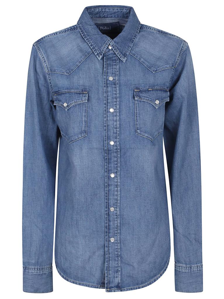 Ralph Lauren Polo Ralph Lauren Long-Sleeved Button-Up Denim Shirt