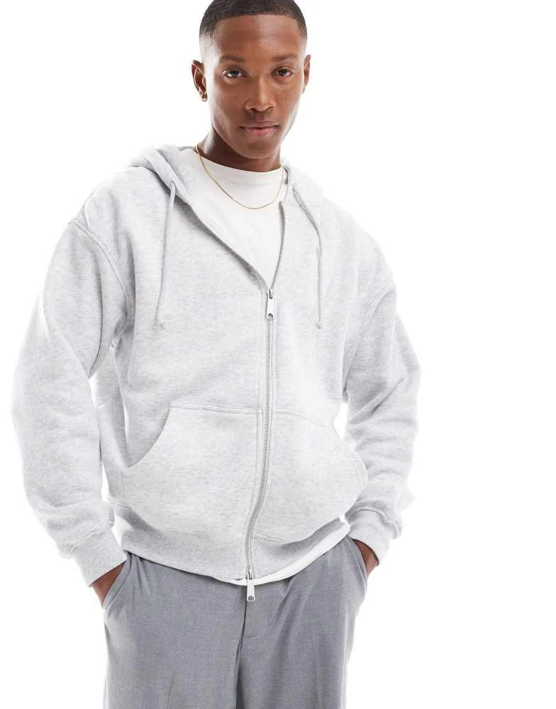 Cotton:On Cotton On box fit pullover hoodie in grey marle 1