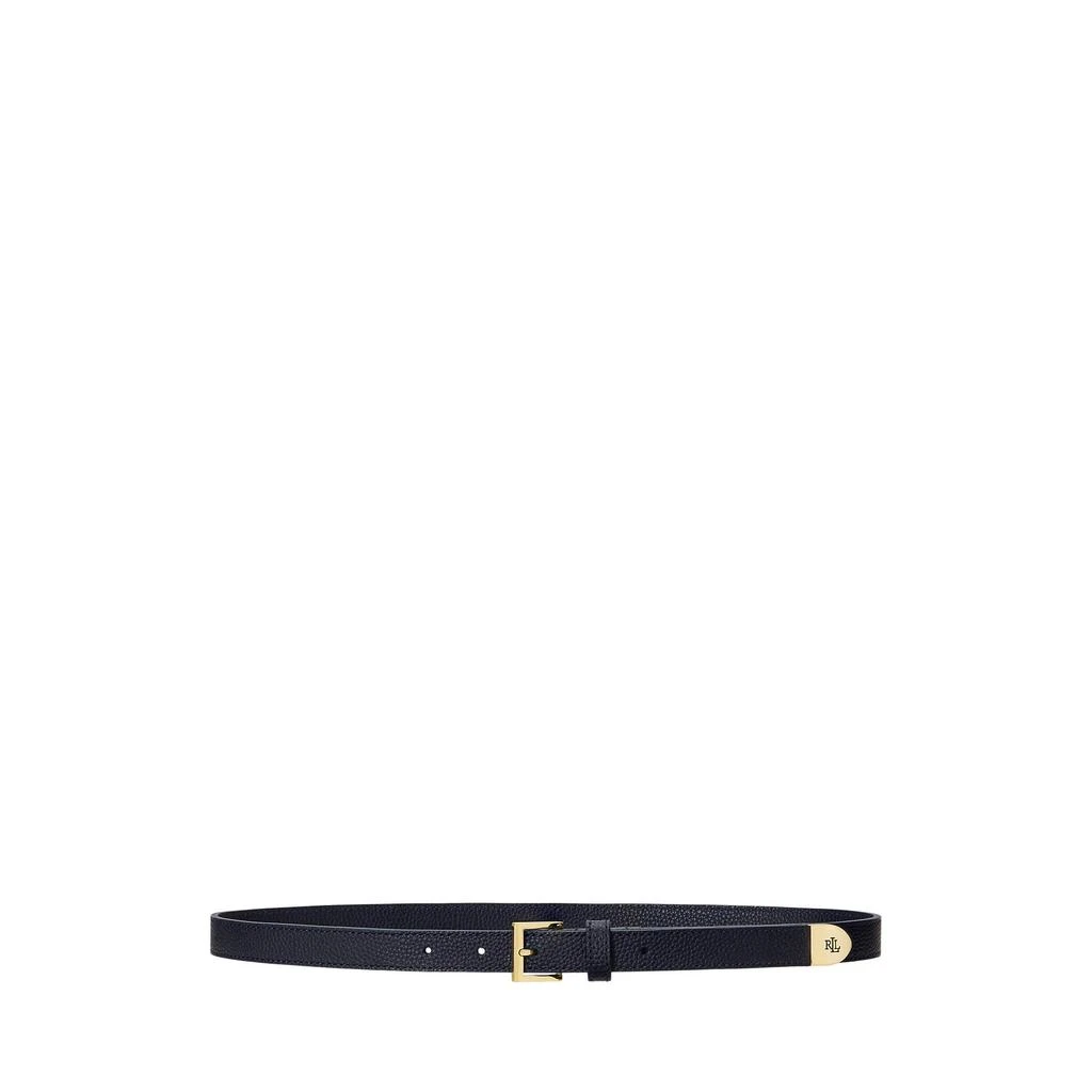 Ralph Lauren Pebbled Leather Skinny Belt 1