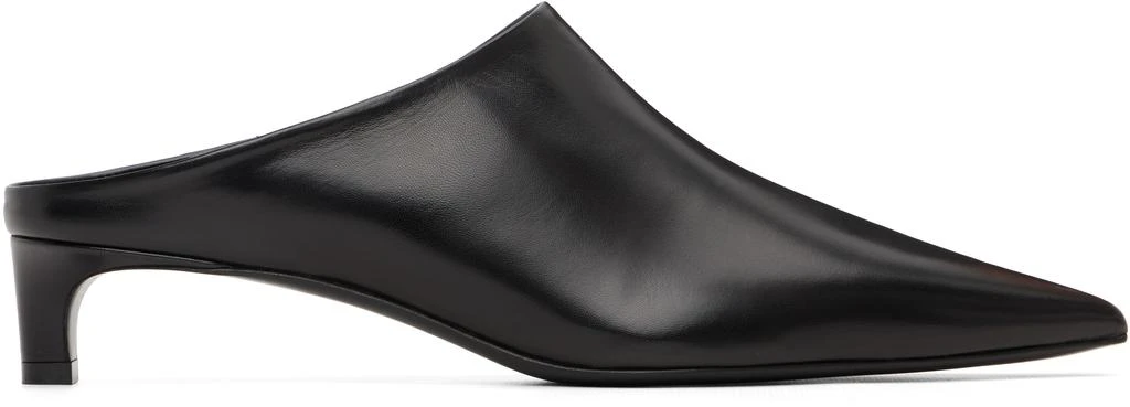 Jil Sander Black Mule Heels 1